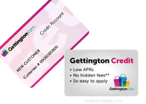 Gettington Credit Card Application - Gettington Credit Card Login, Payment & Customer Service