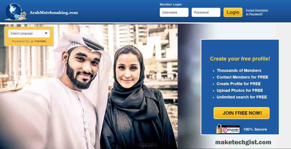 Arab Matchmaking Account Registration - ArabMatchmaking.com Member Login