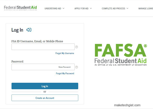 FAFSA Login - How to Login to My Federal Student Aid (FAFSA®) Application | Login to FSA ID Account as a Parent