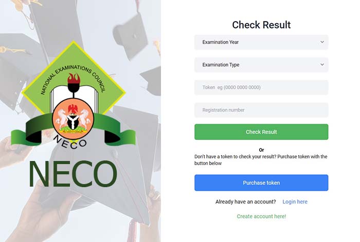 NECO Result Checker - NECO Results Portal