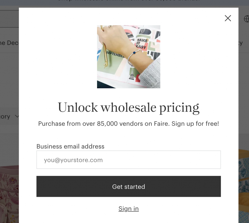 Faire Login - Online Wholesale Marketplace for Retailers