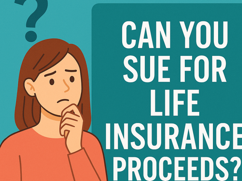 Can You Sue for Life Insurance Proceeds?